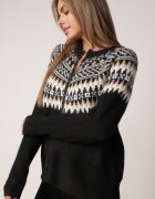 j&x Cardigan Negru