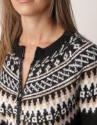 j&x Cardigan Negru