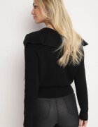 j&x Cardigan Negru