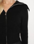 j&x Cardigan Negru