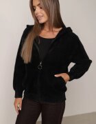 j&x Cardigan Negru