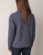 j&x Cardigan simplu cu fermoar cu guler tip tunică din tricot cu lână și bumbac Corraine Albastru