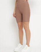 j&x Compleu Reiat Bej închis Top cu bretele și Pantaloni scurți de ciclistă Mevola