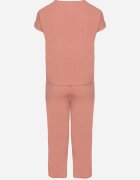 j&x Compleu Roz închis cu croială oversize Bluză și Pantaloni largi Amisora