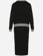j&x Compleu Tricotat Gri cu Bumbac Cardigan și Fustă Amantta