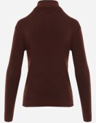 j&x Cu guler înalt din viscoză în stil clasic Timme Maro