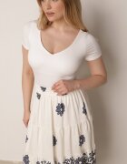 j&x Fustă Bleumarin