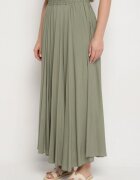 j&x Fustă Verde din viscoză Cloș Lunisenia