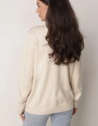 j&x Maletă Bej deschis Casual cu Lână cu Croială Dreaptă Reiselia