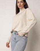 j&x Maletă Bej deschis Casual cu Lână cu Croială Dreaptă Reiselia