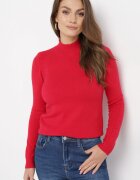 j&x Maletă Bordeaux din Tricot Moale Agotona