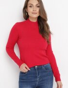 j&x Maletă Bordeaux din Tricot Moale Agotona
