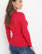 j&x Maletă Bordeaux din Tricot Moale Agotona