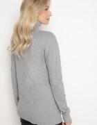 j&x Maletă Gri Casual din Bumbac din Tricot Reiat Tinathra