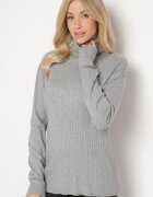 j&x Maletă Gri Casual din Bumbac din Tricot Reiat Tinathra