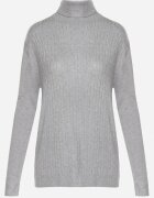 j&x Maletă Gri Casual din Bumbac din Tricot Reiat Tinathra