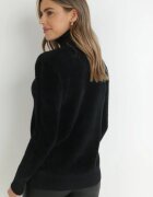 j&x Maletă neagră de lână lungă Humie