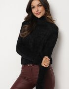 j&x Maletă Negru Clasic cu Lână Nomirae