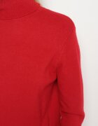 j&x Maletă Roșie Casual cu Lână și Croială Dreaptă Reiselia