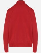 j&x Maletă Roșie Casual cu Lână și Croială Dreaptă Reiselia