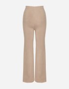 j&x Pantaloni căptușiți tricotați cu croială largă bej Miorea