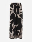 j&x Pantaloni din viscoză largi cu motiv floral Casual Nelinore Negri