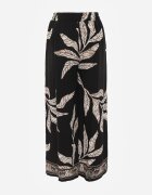 j&x Pantaloni din viscoză largi cu motiv floral Casual Nelinore Negri