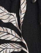 j&x Pantaloni din viscoză largi cu motiv floral Casual Nelinore Negri