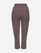 j&x Pantaloni Gri Clasici din Bumbac cu Elastic în Talie Olozi