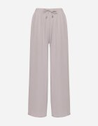 j&x Pantaloni Gri Larghi din Bumbac Decorați cu Legătură Rosadira