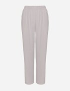 j&x Pantaloni Gri Largi cu Bumbac și Talie Înaltă Neorenna