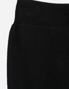 j&x Pantaloni negri căptușiți din tricot cu croi larg Miorea