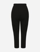j&x Pantaloni Negri Clasici din bumbac cu elastic în talie Olozi
