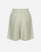 j&x Pantaloni scurți din viscoză verzi cu talie înaltă și curea Lumovelle