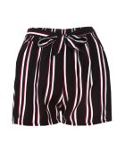 j&x Pantaloni scurți Negru-Fucsia Pereilodia