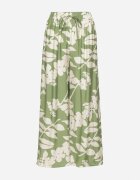 j&x Pantaloni Verde închis de Vâscoză cu croială largă cu talie înaltă cu imprimeu floral Neorilia