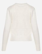 j&x Pulover Bej deschis Clasic cu Bumbac Decorat cu Paiete Savalenne