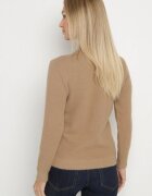 j&x Pulover Bej închis cu Lână în Stil Clasic Firrive