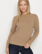 j&x Pulover Bej închis cu Lână în Stil Clasic Firrive