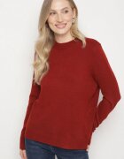 j&x Pulover Bordeaux Clasic cu Lână Mailira
