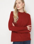 j&x Pulover Bordeaux Clasic cu Lână Mailira