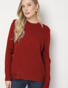 j&x Pulover Bordeaux Clasic cu Lână Mailira