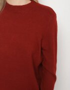 j&x Pulover Bordeaux Clasic cu Lână Mailira