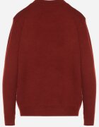 j&x Pulover Bordeaux Clasic cu Lână Mailira