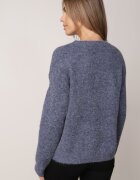 j&x Pulover Clasic Casual din lână Banfa Bleumarin