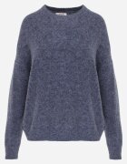 j&x Pulover Clasic Casual din lână Banfa Bleumarin