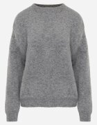j&x Pulover Clasic Casual din lână Banfa Gri