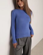 j&x Pulover clasic cu bumbac Ilves Albastru