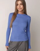 j&x Pulover clasic cu bumbac Ilves Albastru