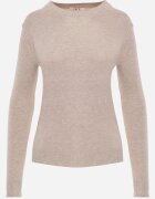 j&x Pulover clasic cu bumbac Ilves Bej închis